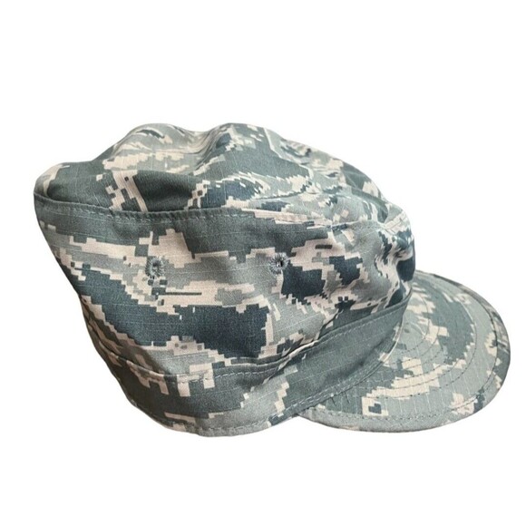 Genuine Issue US Military ACU Digital Camo Ripstop Patrol Caps Utility 7-3/8 - Picture 2 of 5